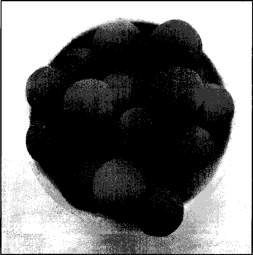 Spherical formed active carbon and method for preparing same