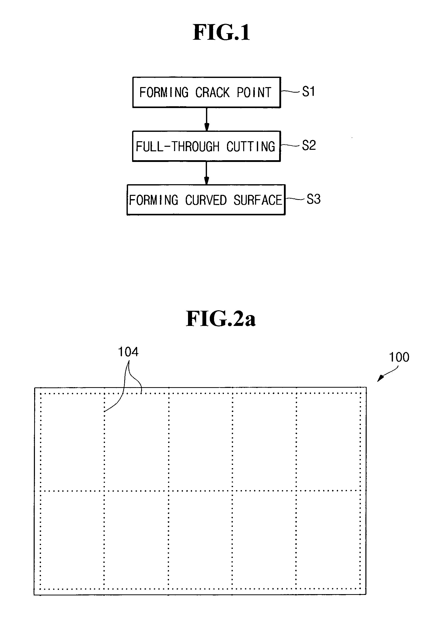 Glass cutting method, glass for flat panel display thereof and flat panel display device using it