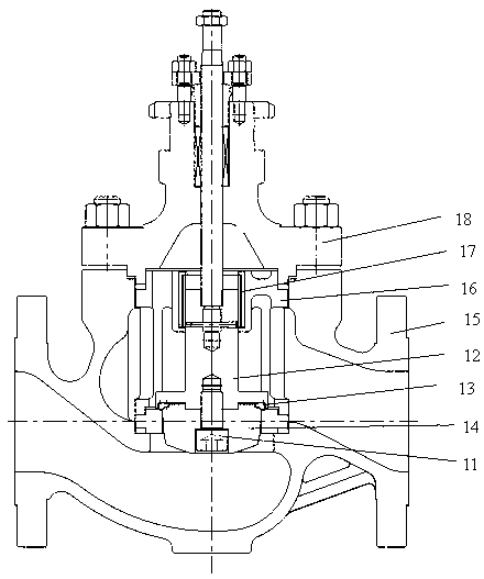 Single-seat flexible seal valve device