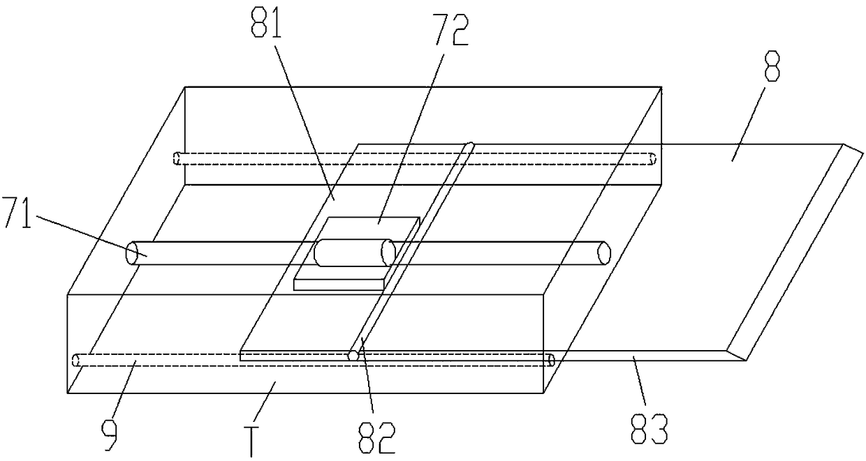 Connecting plate type barrier-free bus door driven by rod-free cylinder