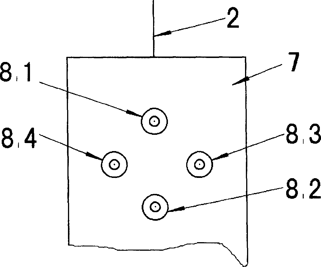 Automatic monitor method and device for safety of mining headframe