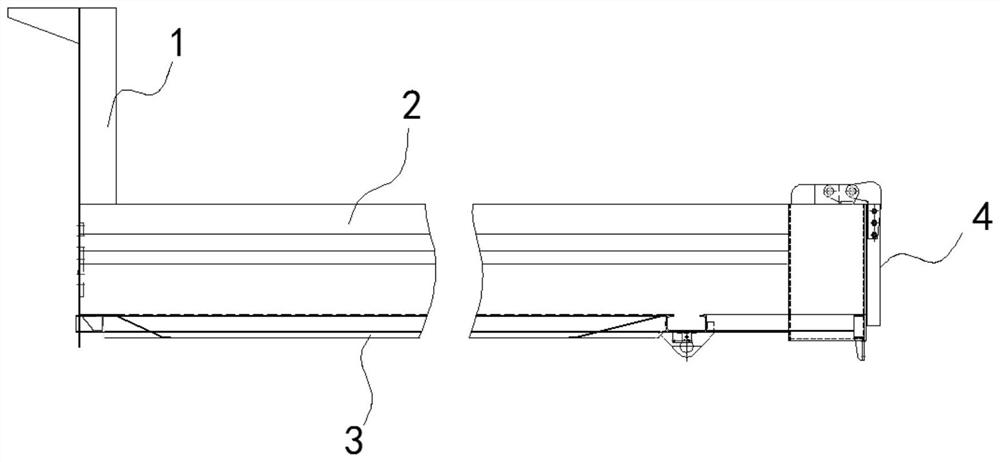 Carriage for dumper or self-dumping semitrailer