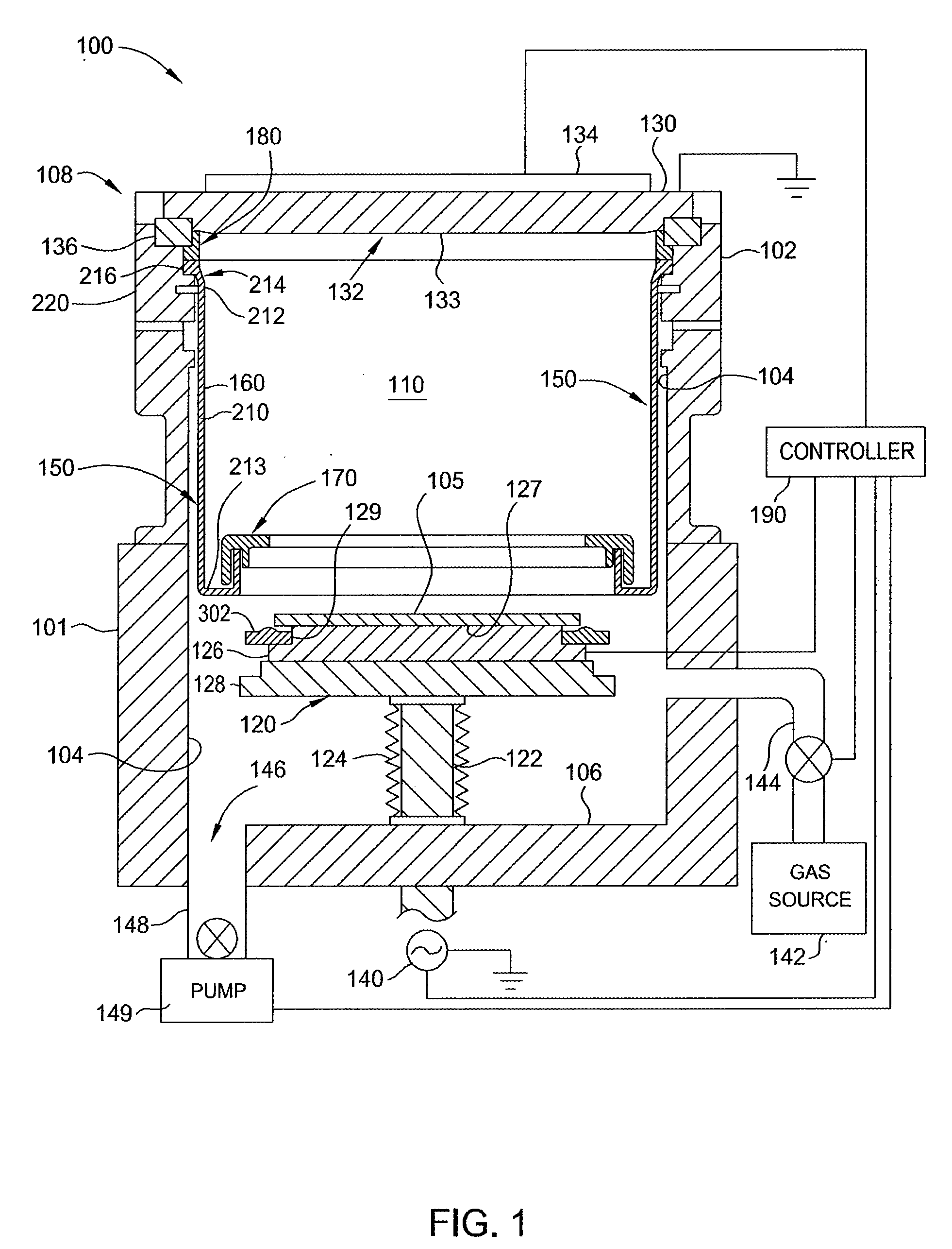 Process kit for RF physical vapor deposition