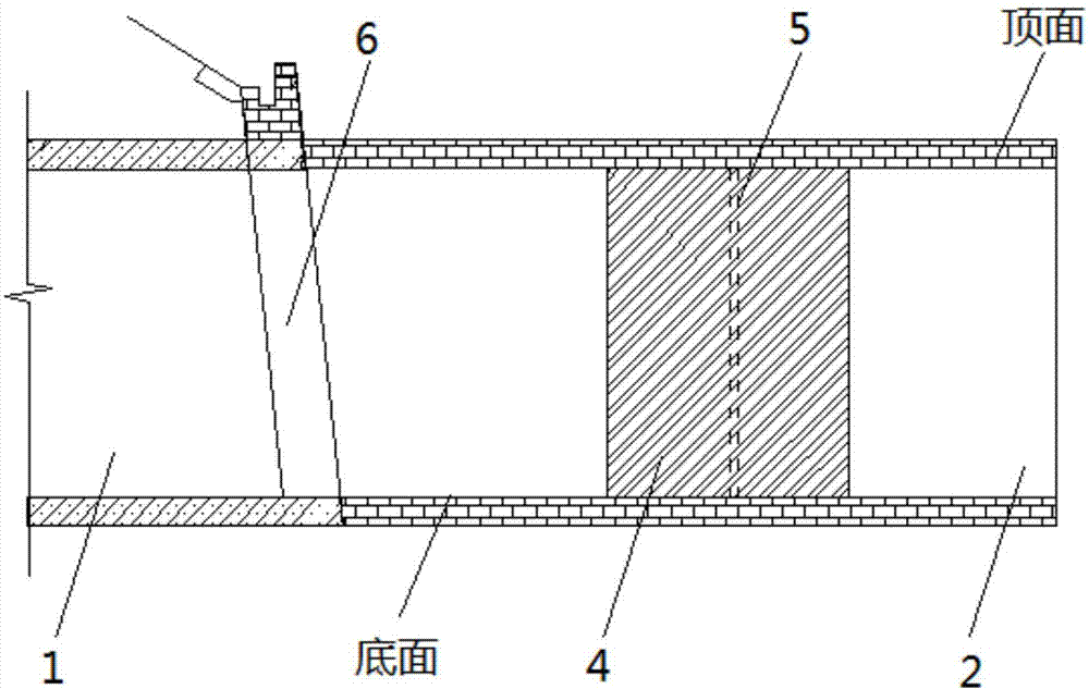 Railway tunnel outlet clapboard type buffering structure