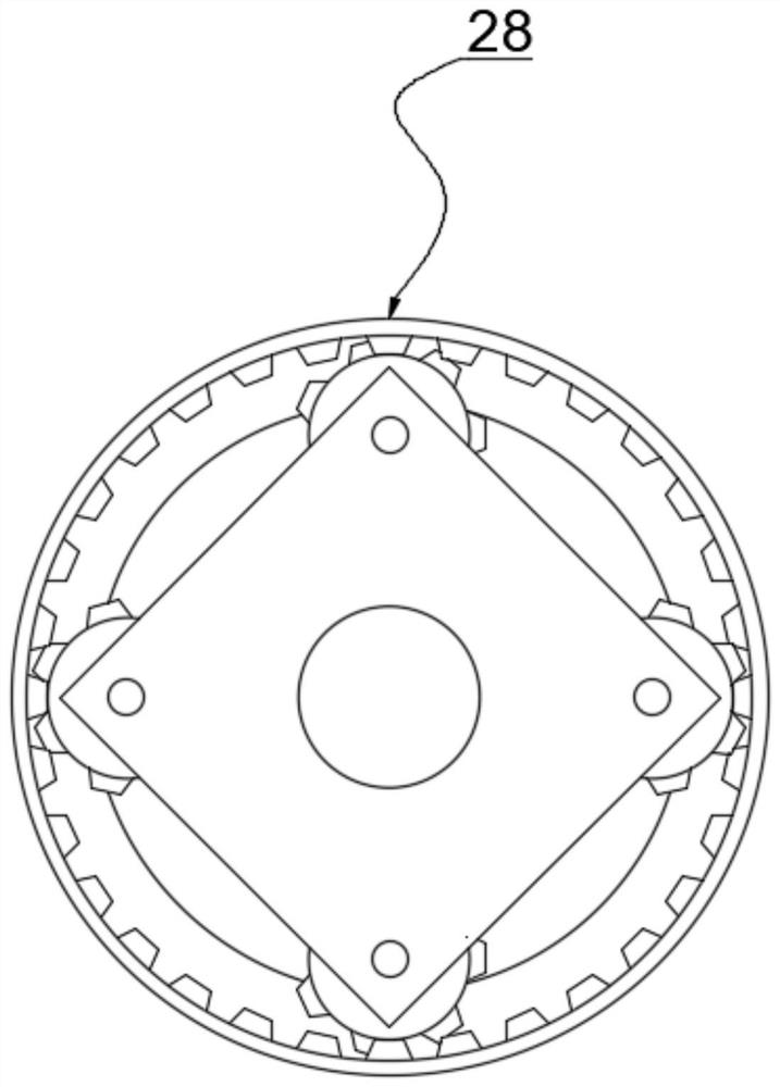 Blending device of belladonna liquid extract