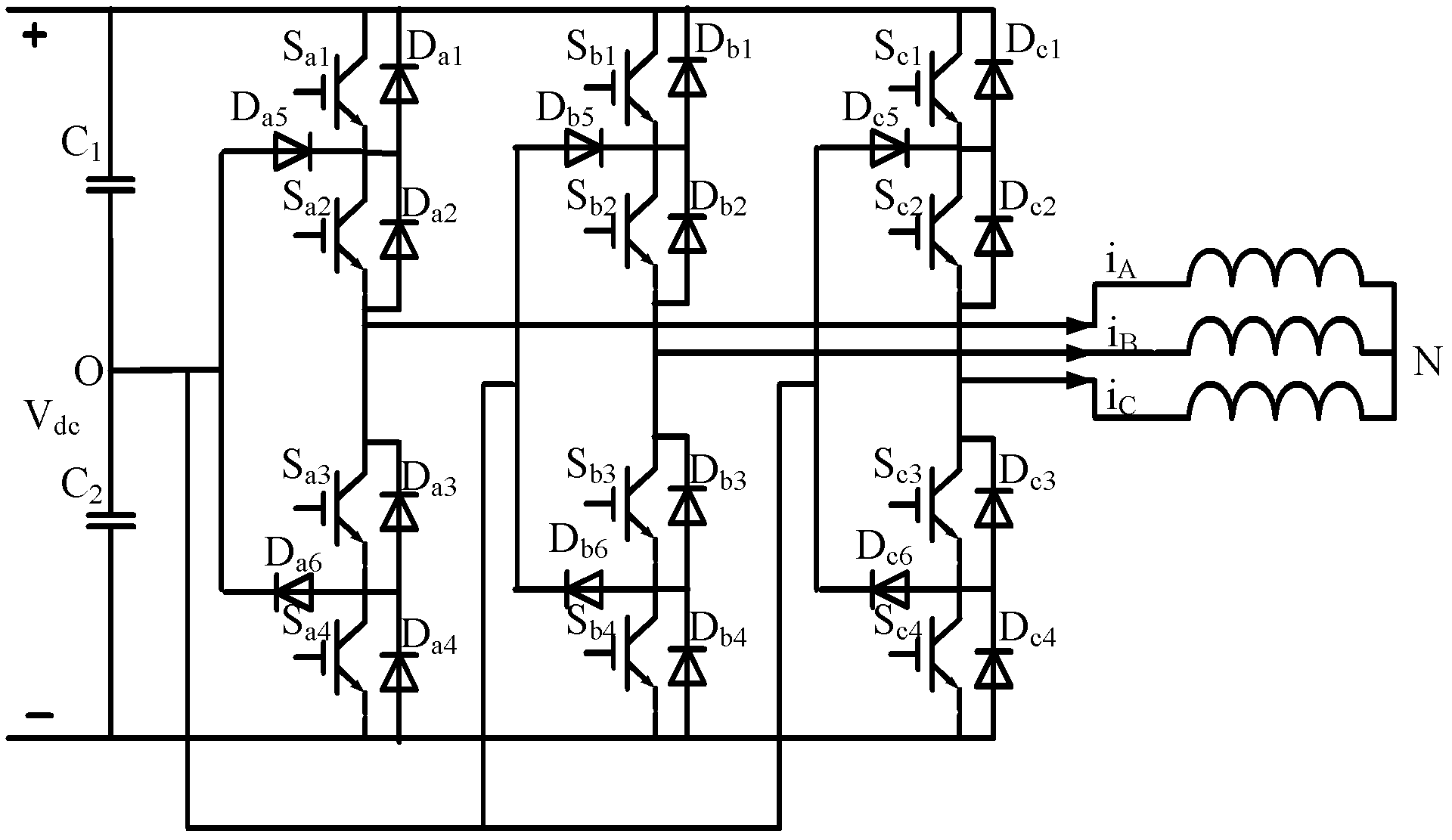 Parameter off-line identifying method and device of three-phase asynchronous motor