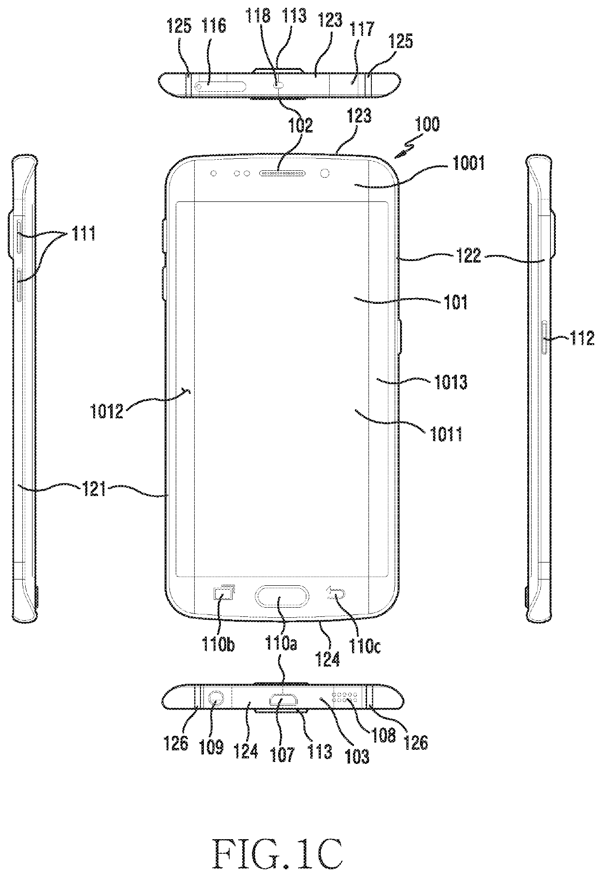 Electronic device having wireless power transmitting/receiving conductive pattern