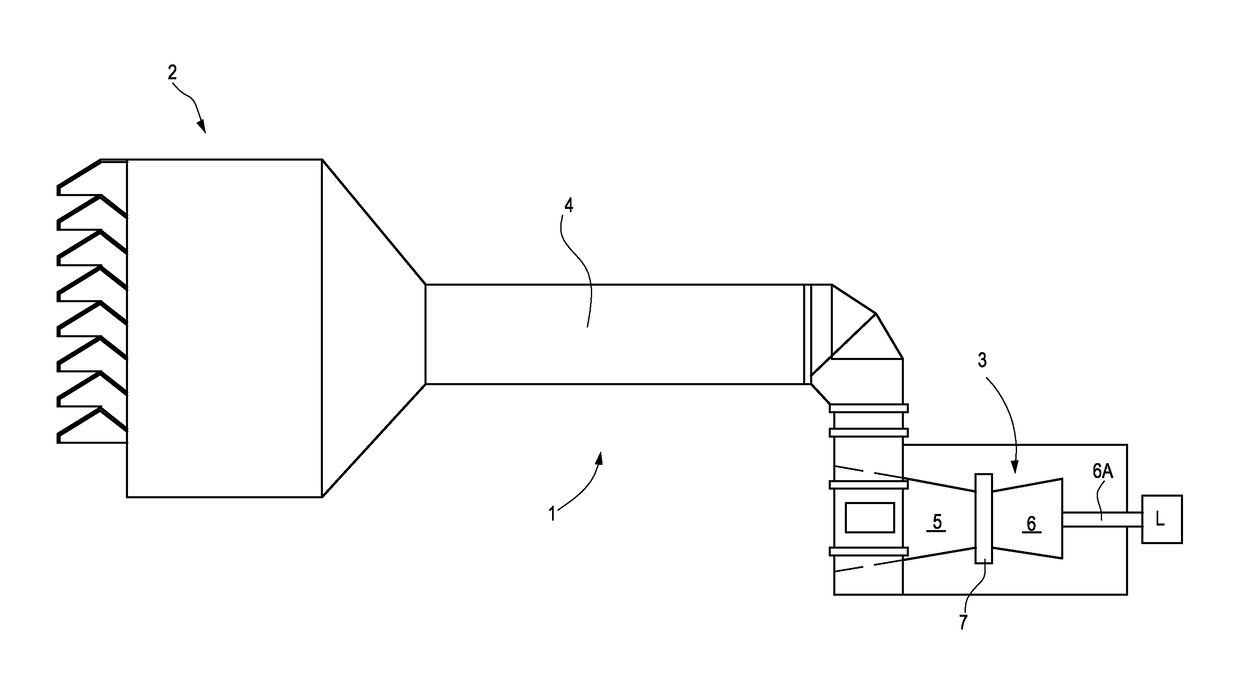 Filtering chamber for gas turbines and method of maintenance thereof