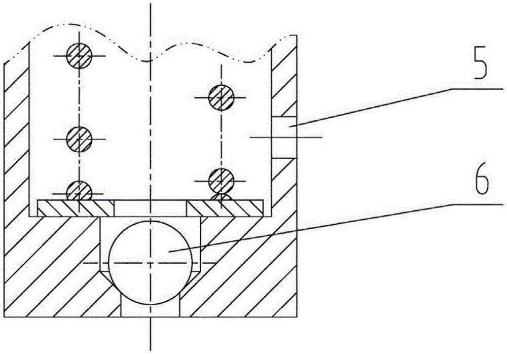 A deep-sea sampling anti-mis-trigger shock absorber