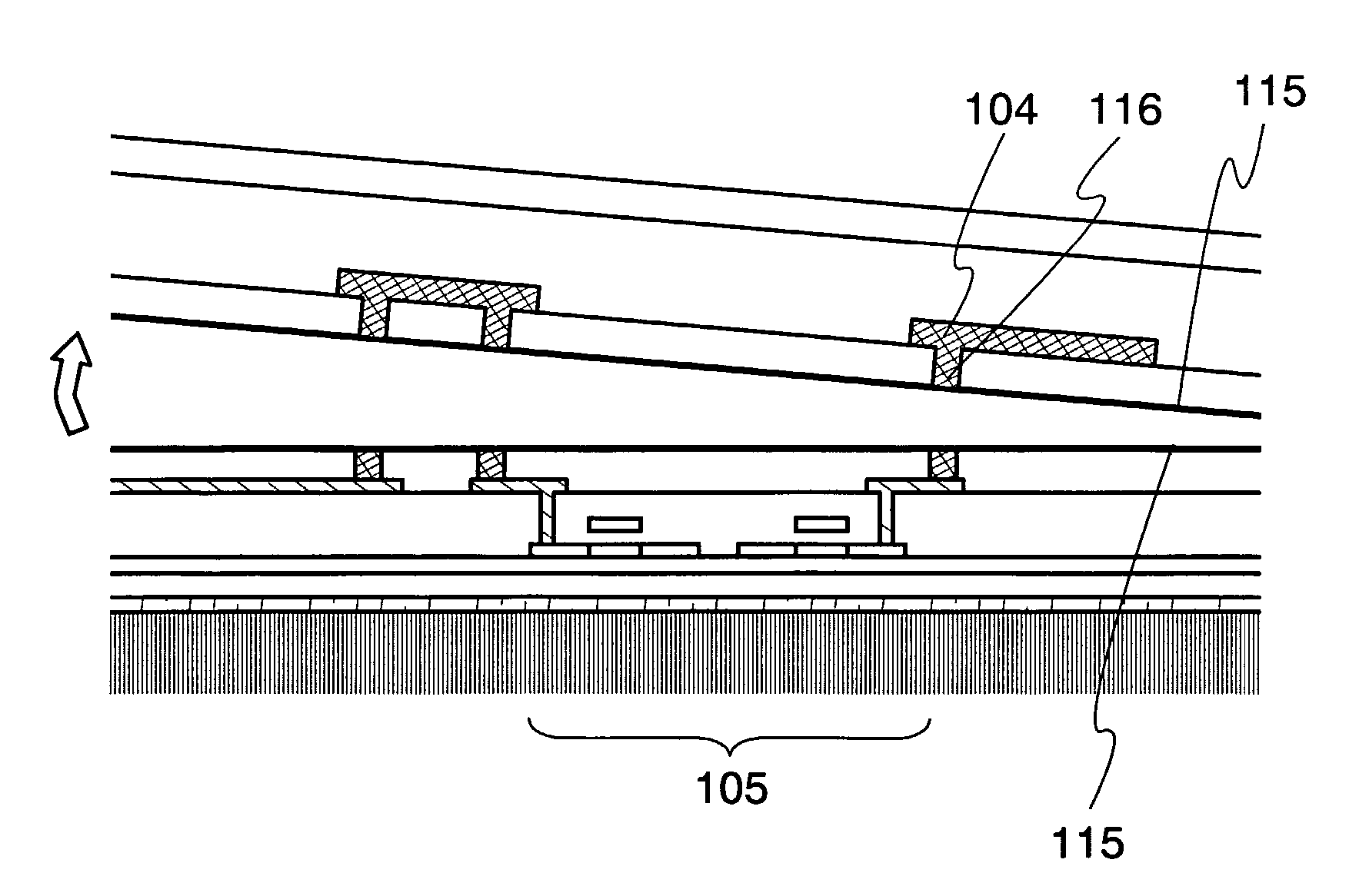 Semiconductor device with antenna and separating layer