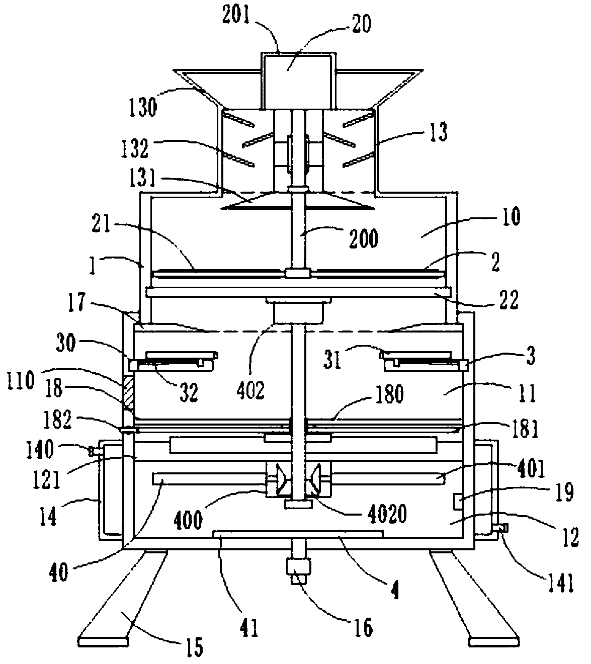 Plant enzyme integrated environment-friendly fermentation device