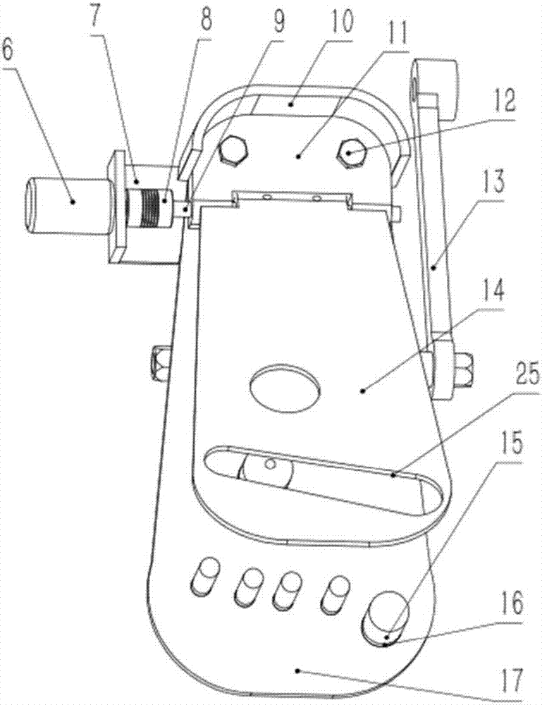 Foot-operated acupressure rehabilitation training machine