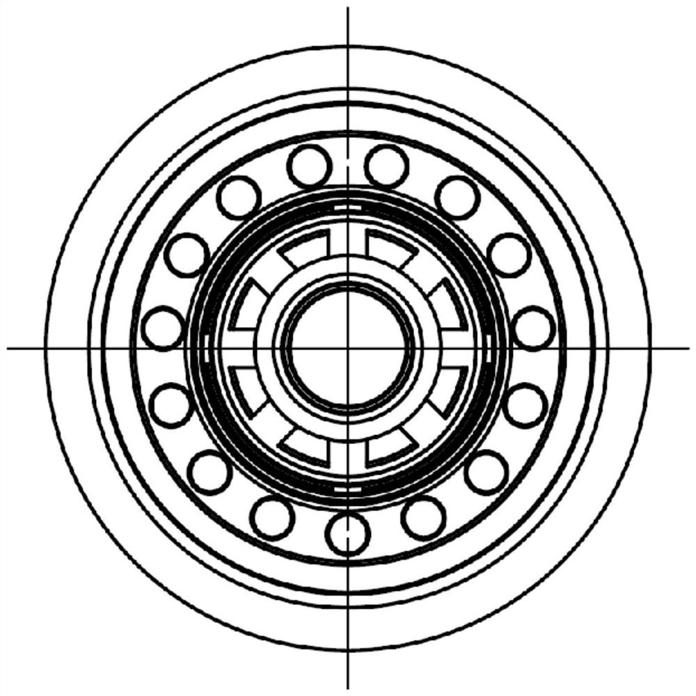 Split type multi-degree-of-freedom valve plate of variable fuel pump