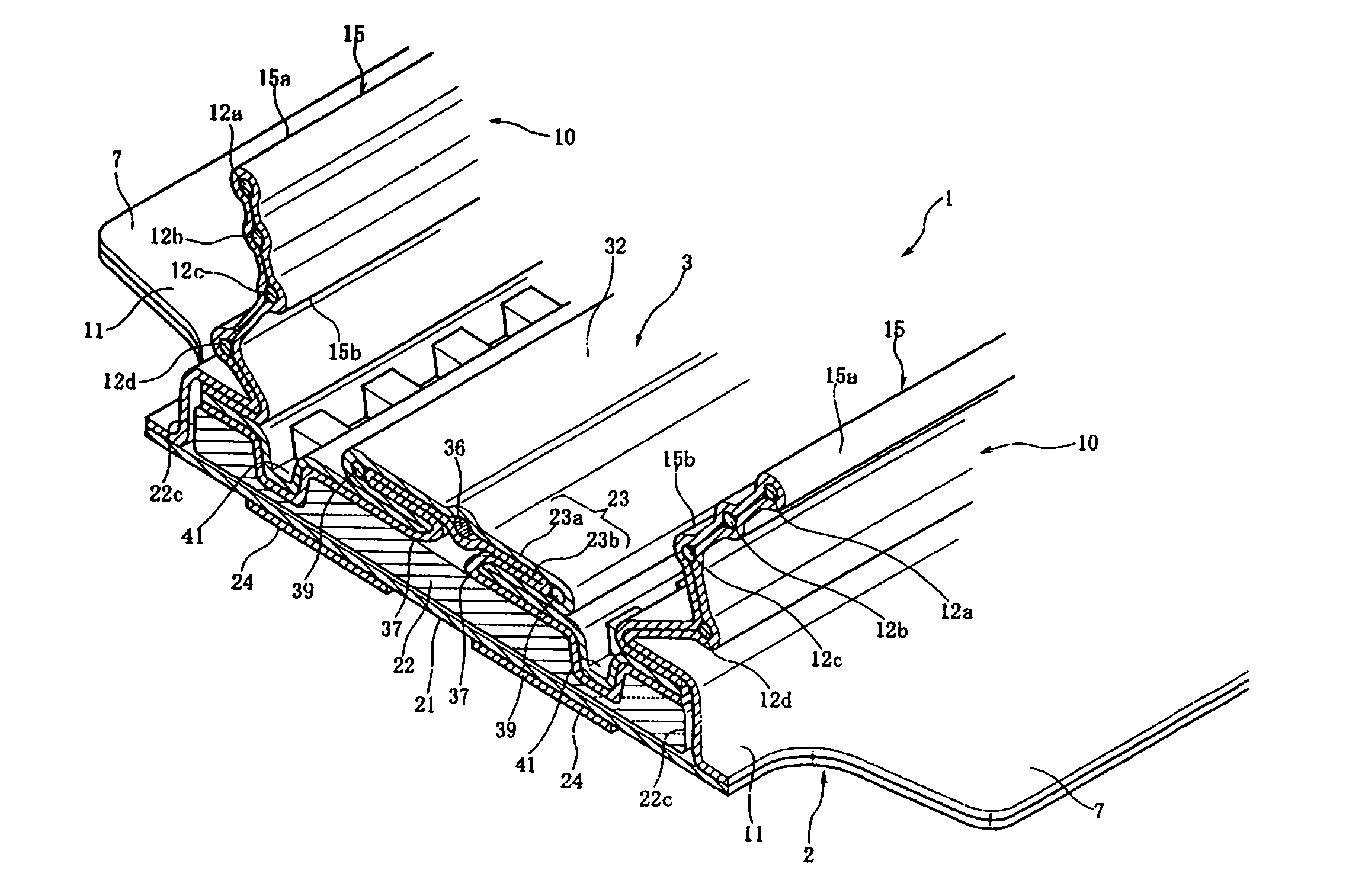 Sanitary napkin having pluralities of projections and elastic members