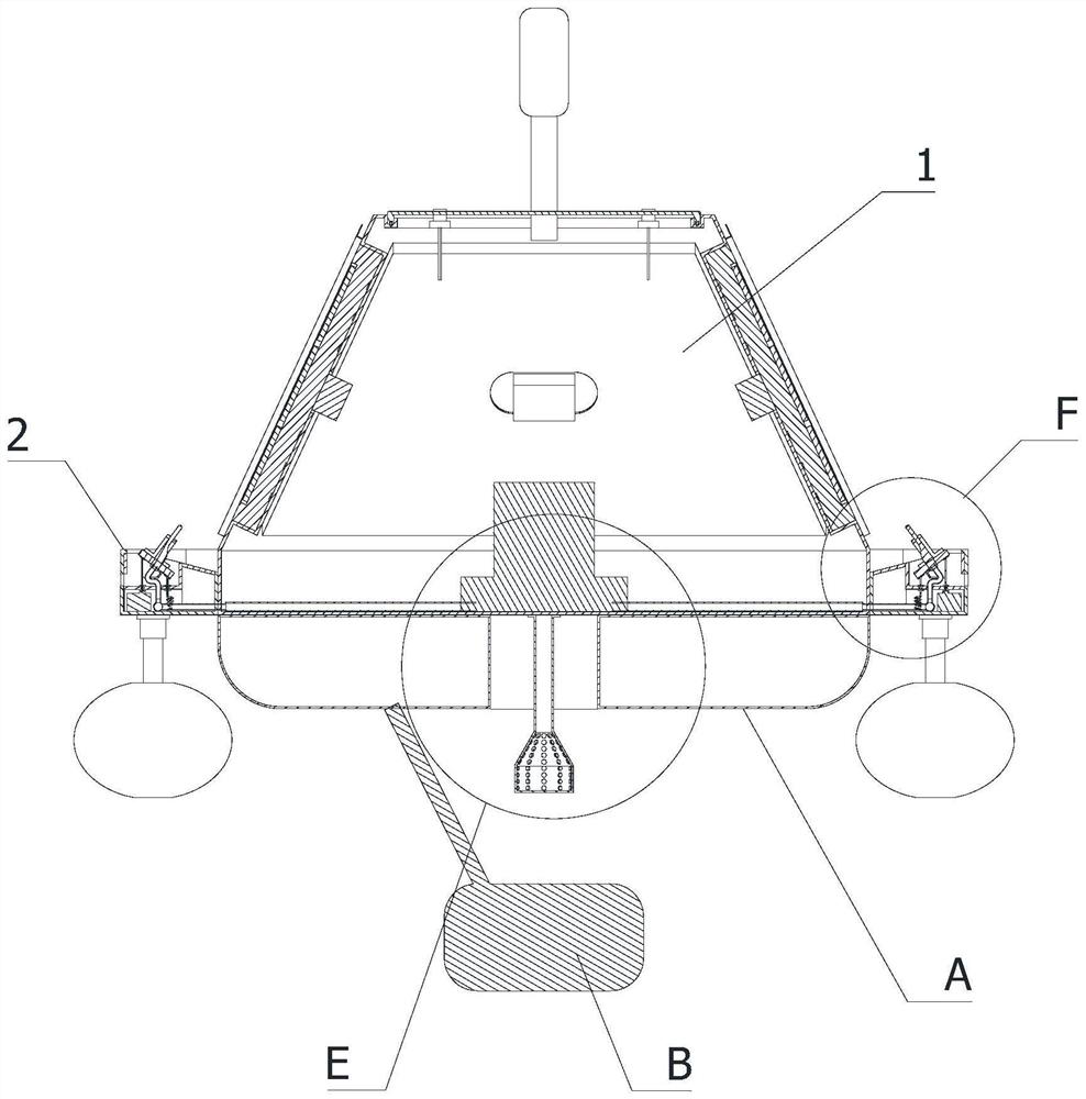 A photovoltaic energy lighting device for channel indication