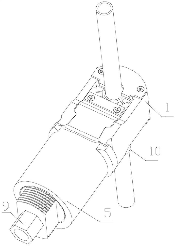 Permanent extrusion type pipe joint crimping tool