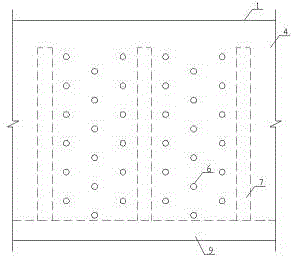 Buttress type ecological retaining wall structure