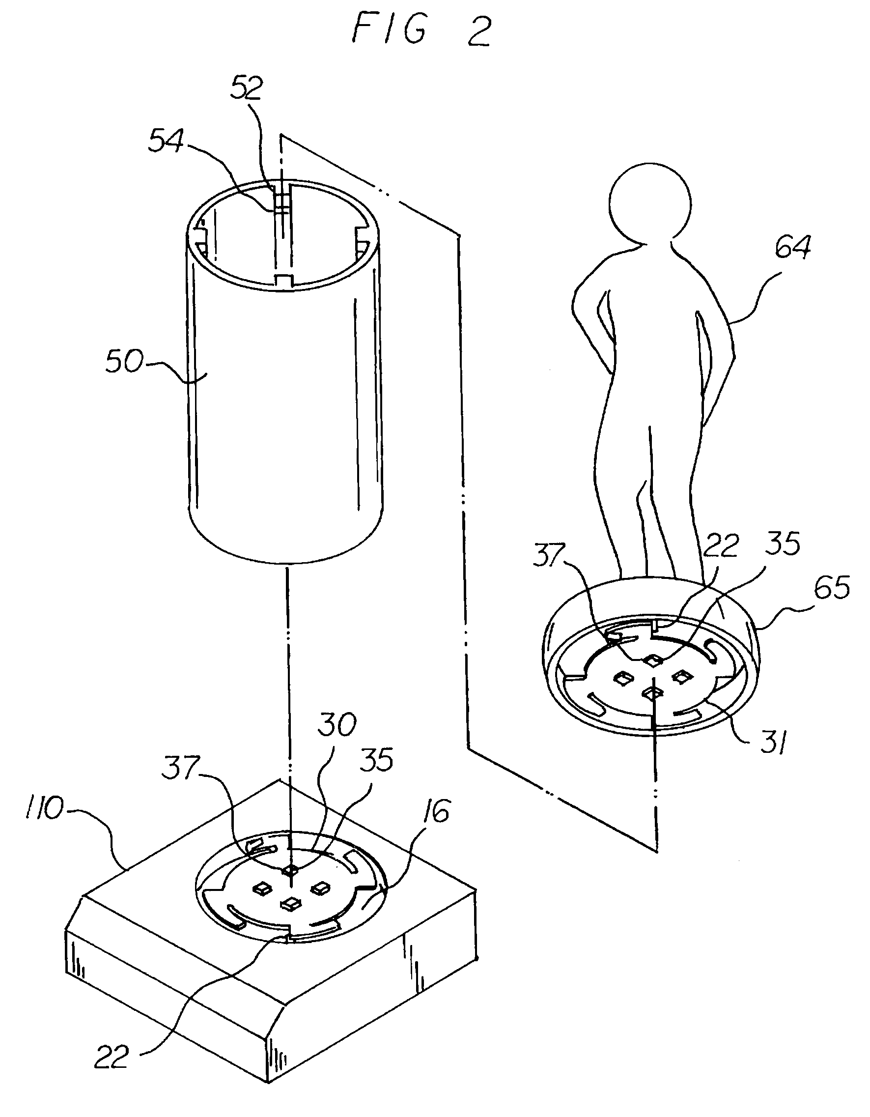 Trophy Assembly With Twist Connector