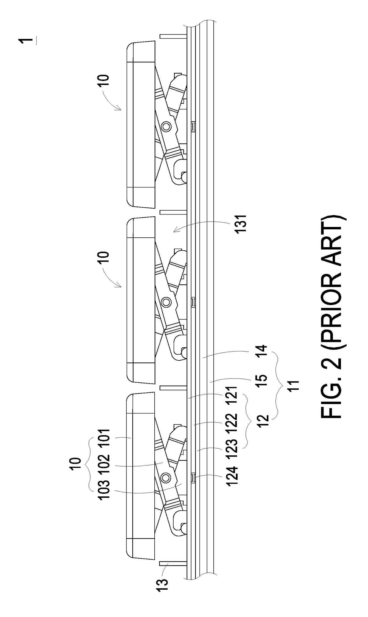 Liftable keyboard