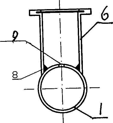 Steam and liquid separator for air conditioner and its producing method