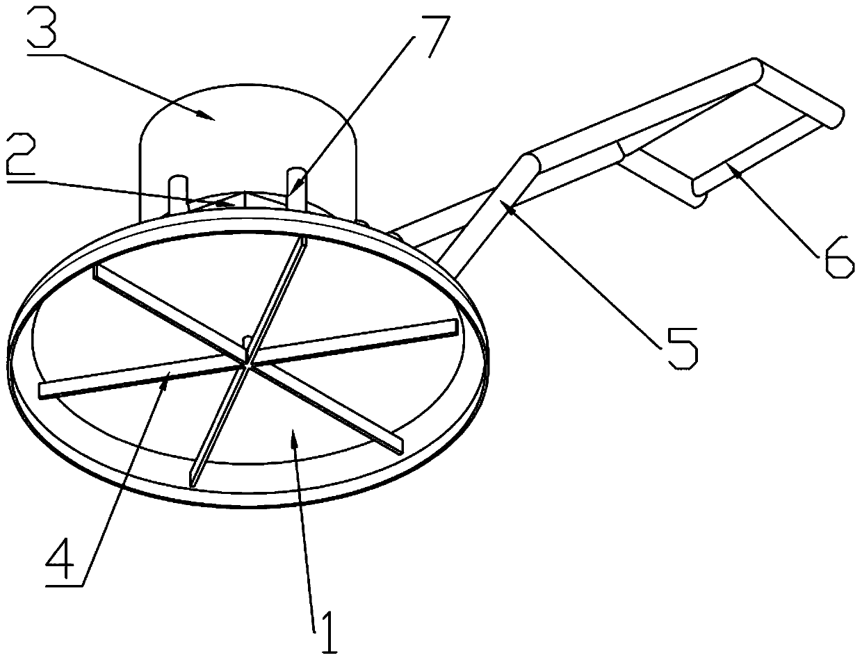 Grape planting and weeding device