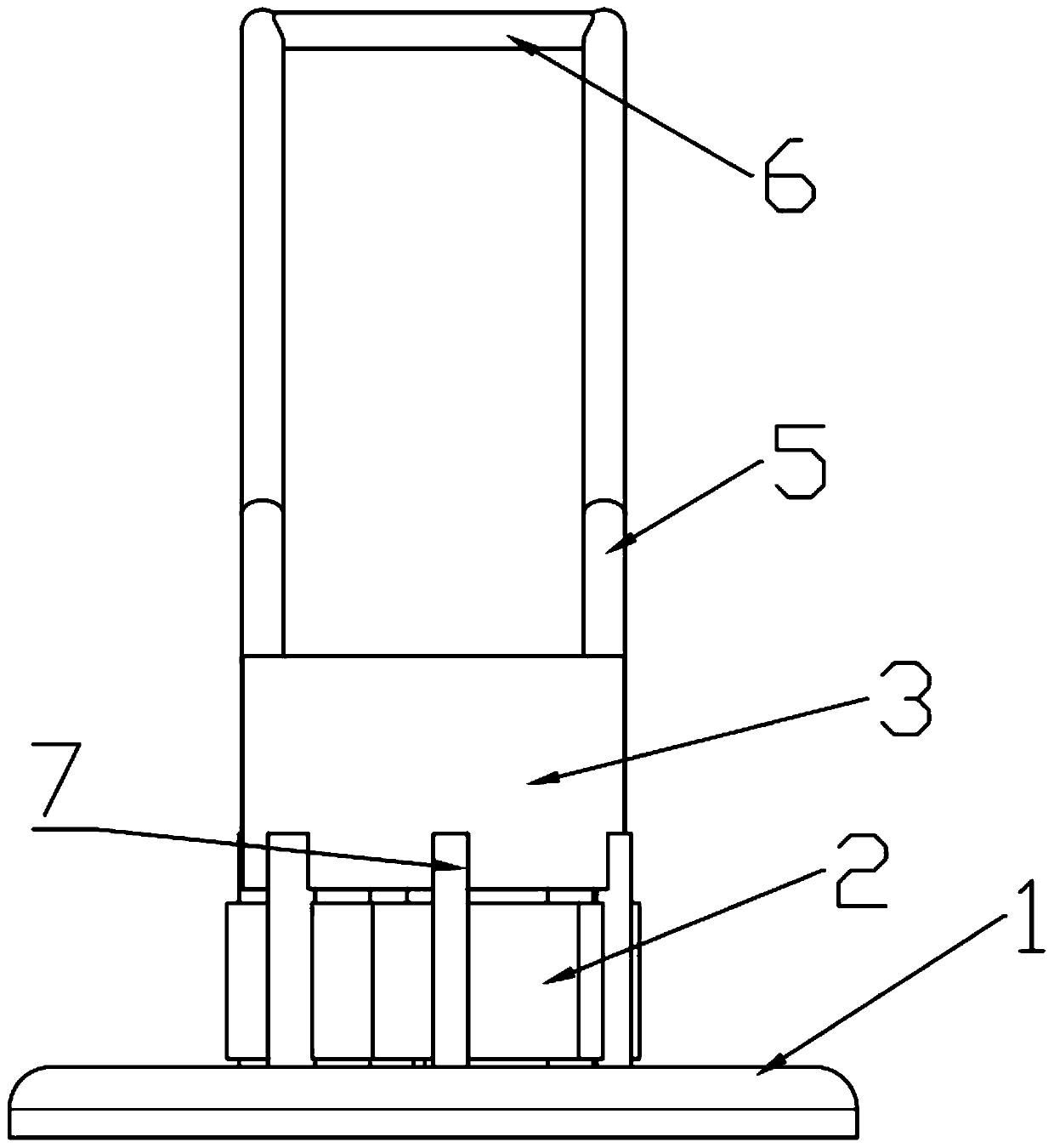 Grape planting and weeding device