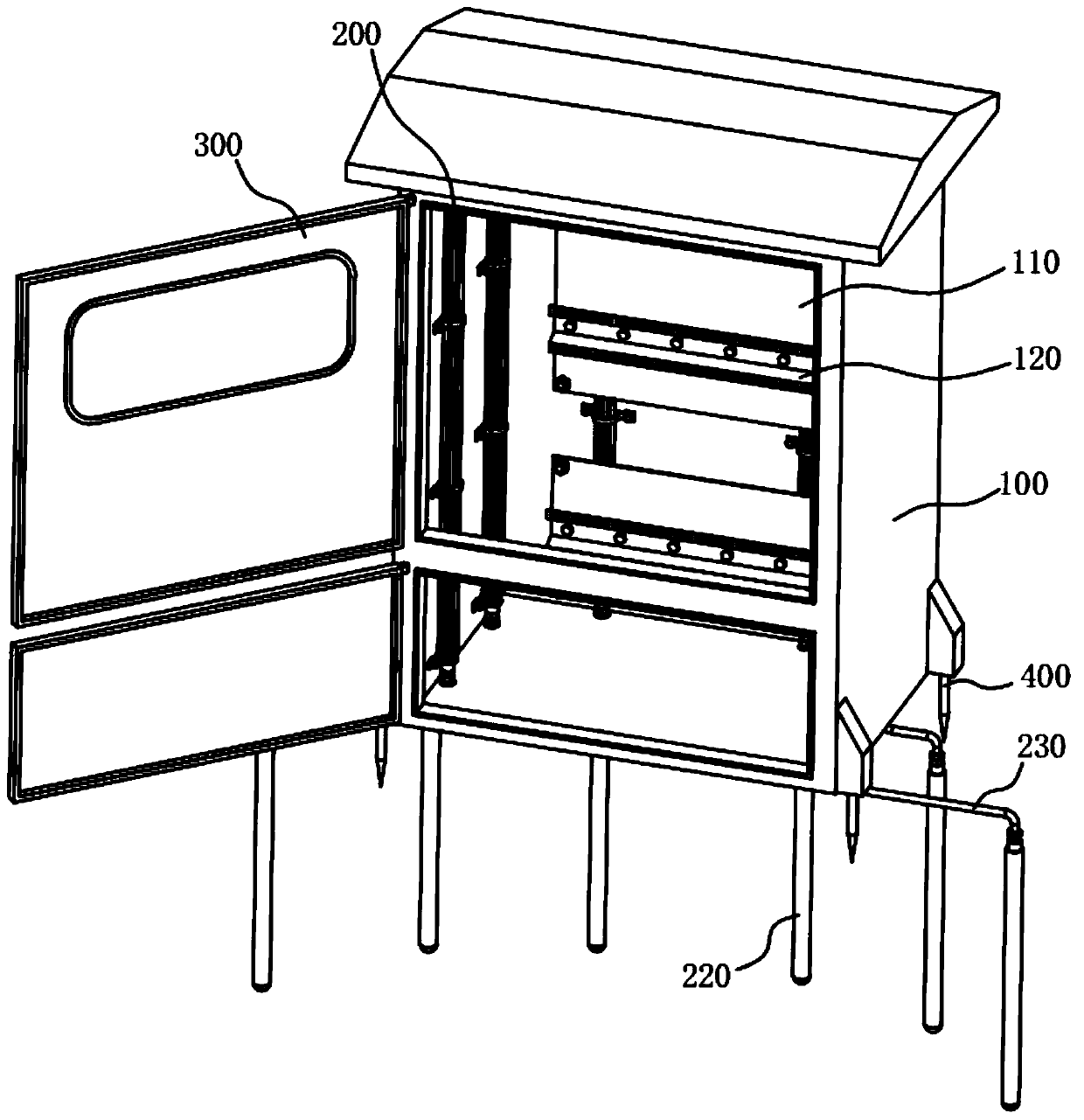 Distributed photovoltaic grid-connected cabinet