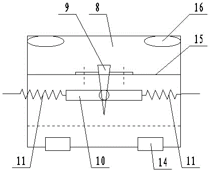 Parallel gap lightning protector with oscillating arm electrode