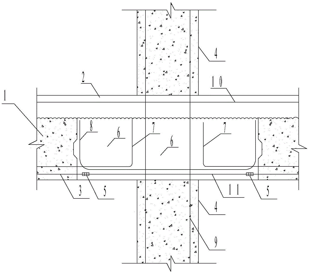 Prefabricated prestressed concrete frame beam-column joint making disparate use of high performance materials