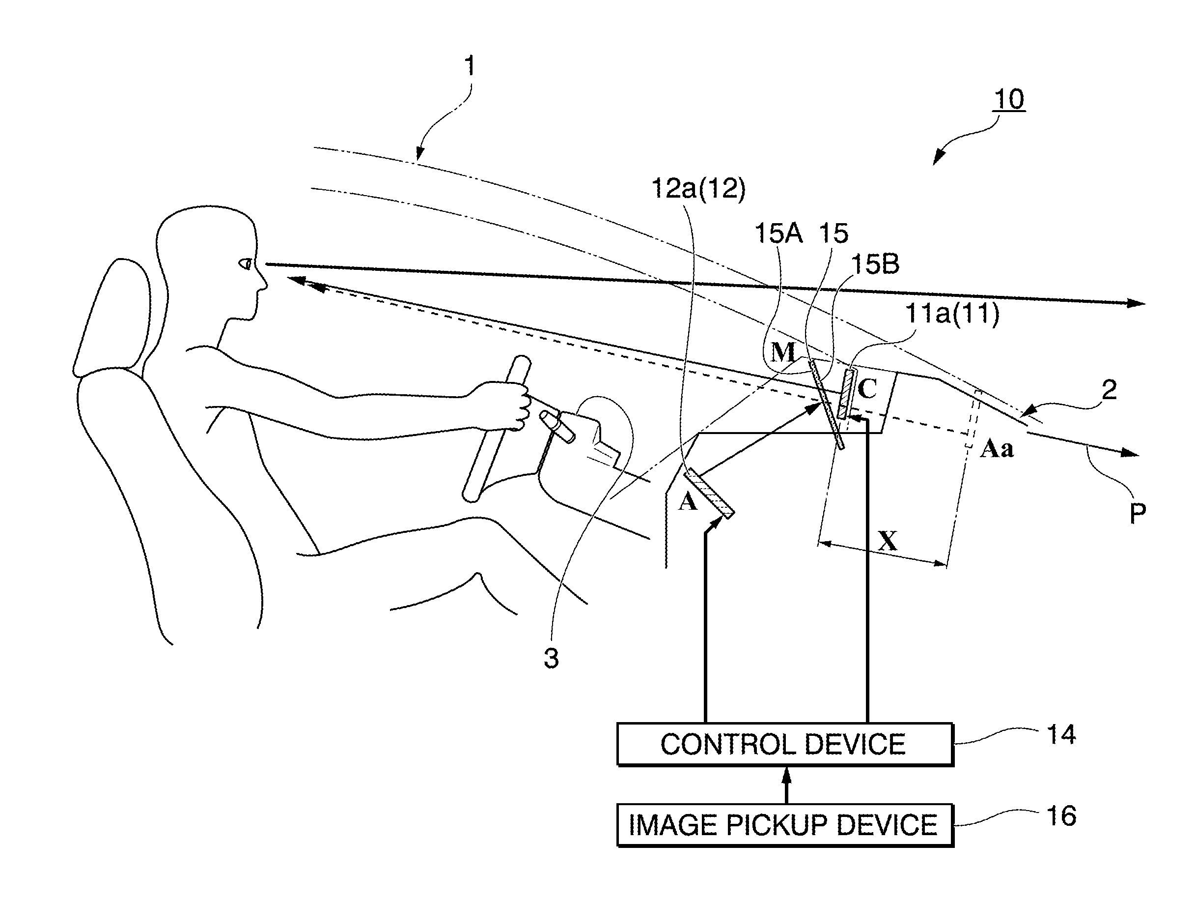 Vehicle display apparatus