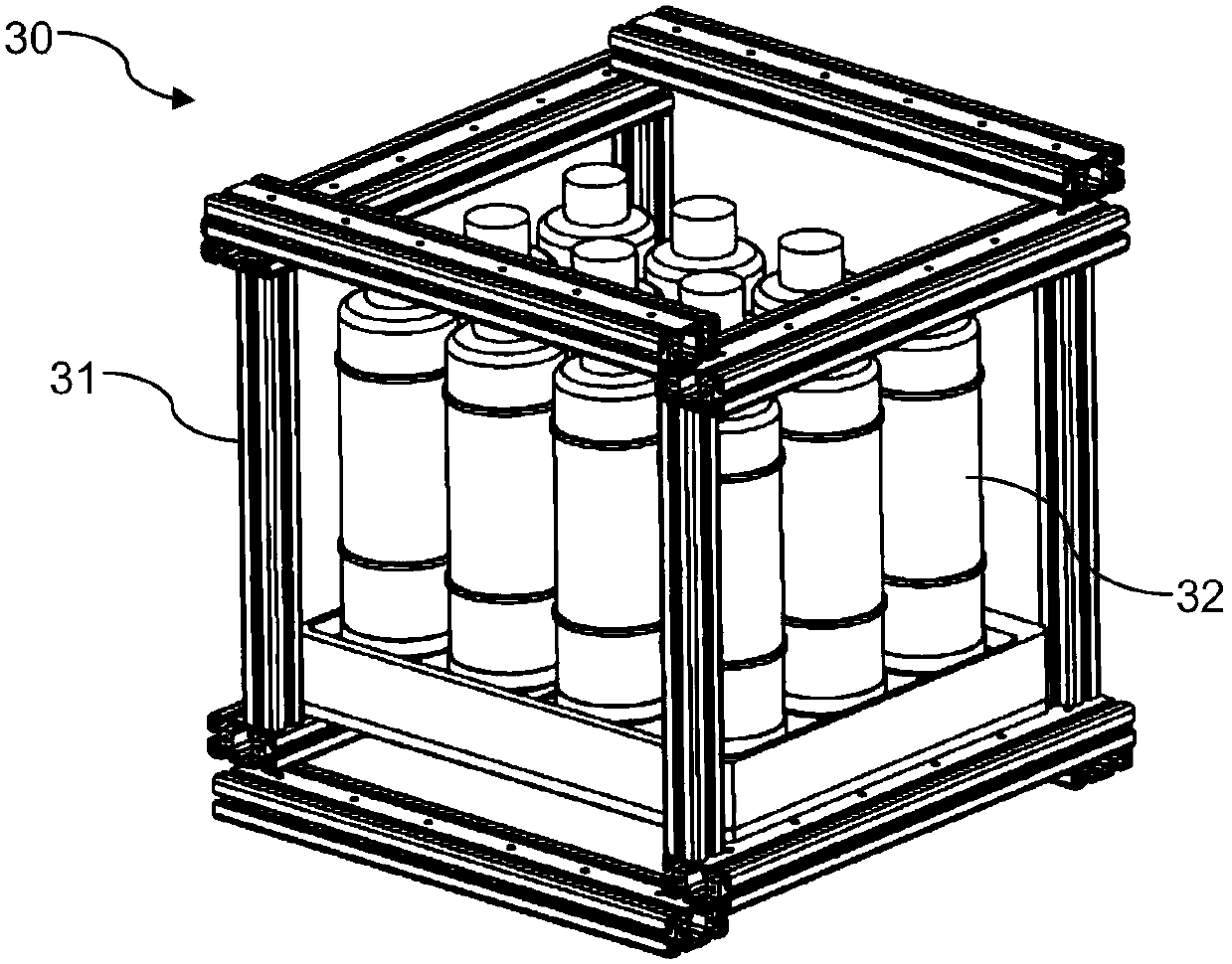 Fluid bearing cabinet and modular semiconductor processing equipment