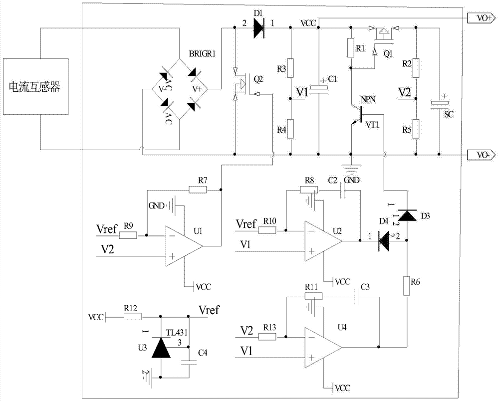 A self-powered supercapacitor energy storage power supply for line fault detection