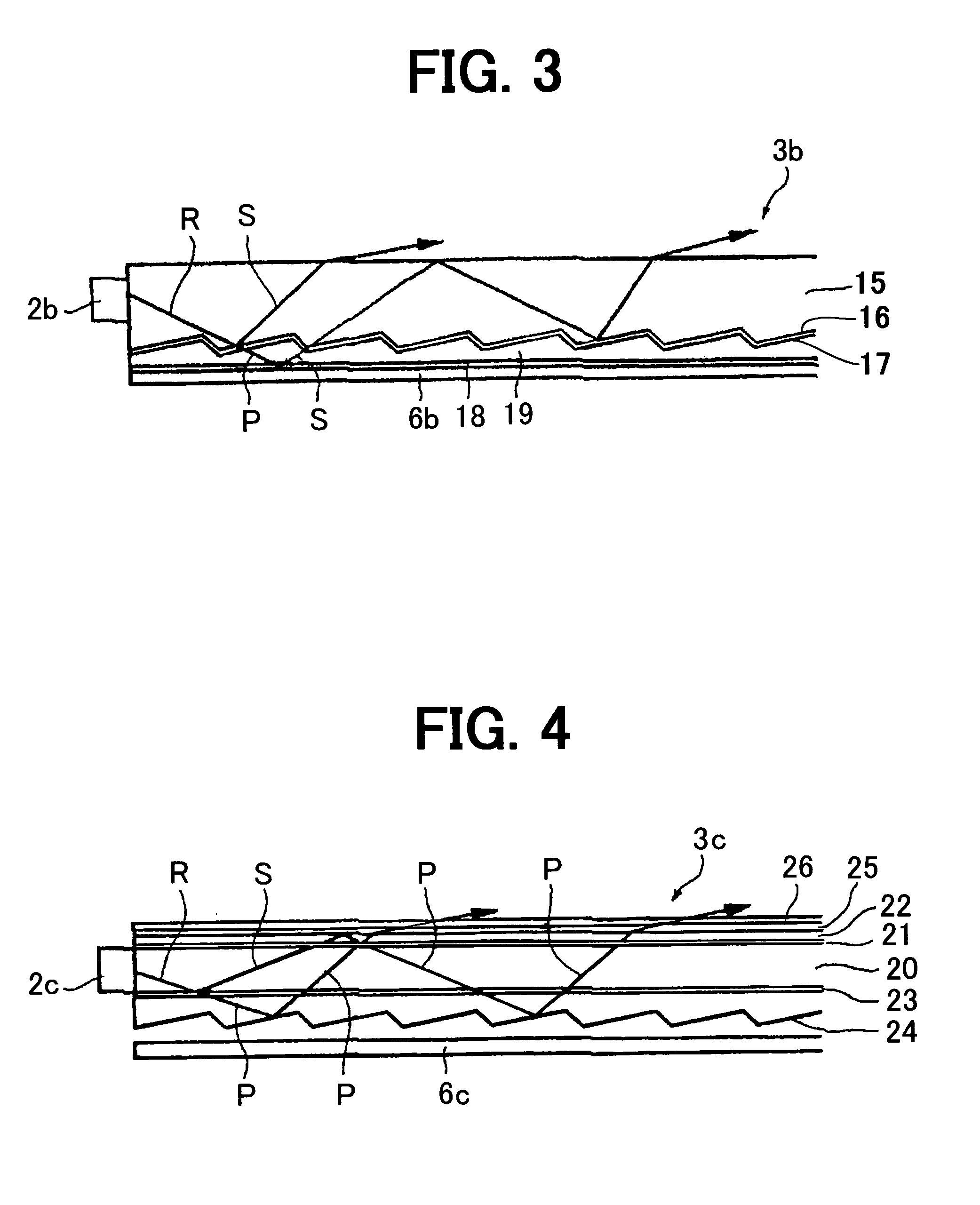 Polarized light emitting device for illuminating a display