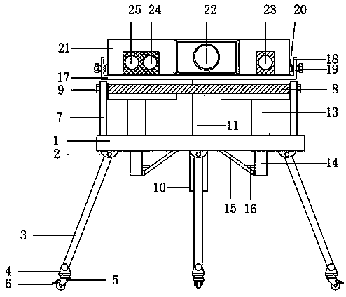 Three-dimensional imaging scanner with shaking-prevention device