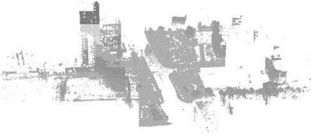 Method for automatically calculating crown projection area of single tree based on vehicle-mounted laser point cloud data