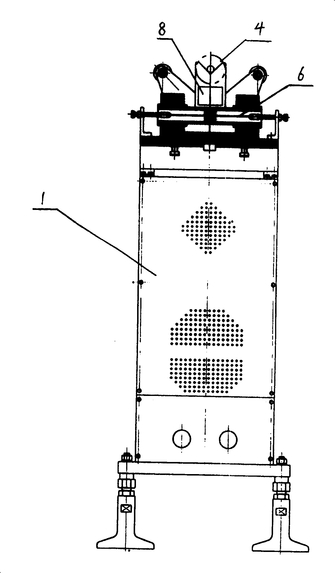 Dynamic balance measuring instrument