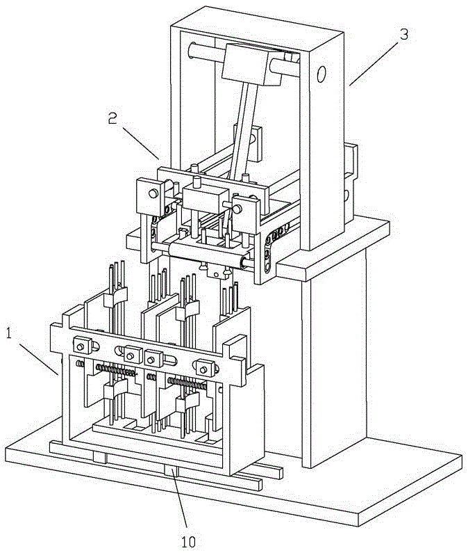 A fully automatic punch synchronous sheet conveying mechanism