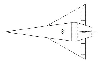 Motion control simulation method for near-space hypersonic aircraft