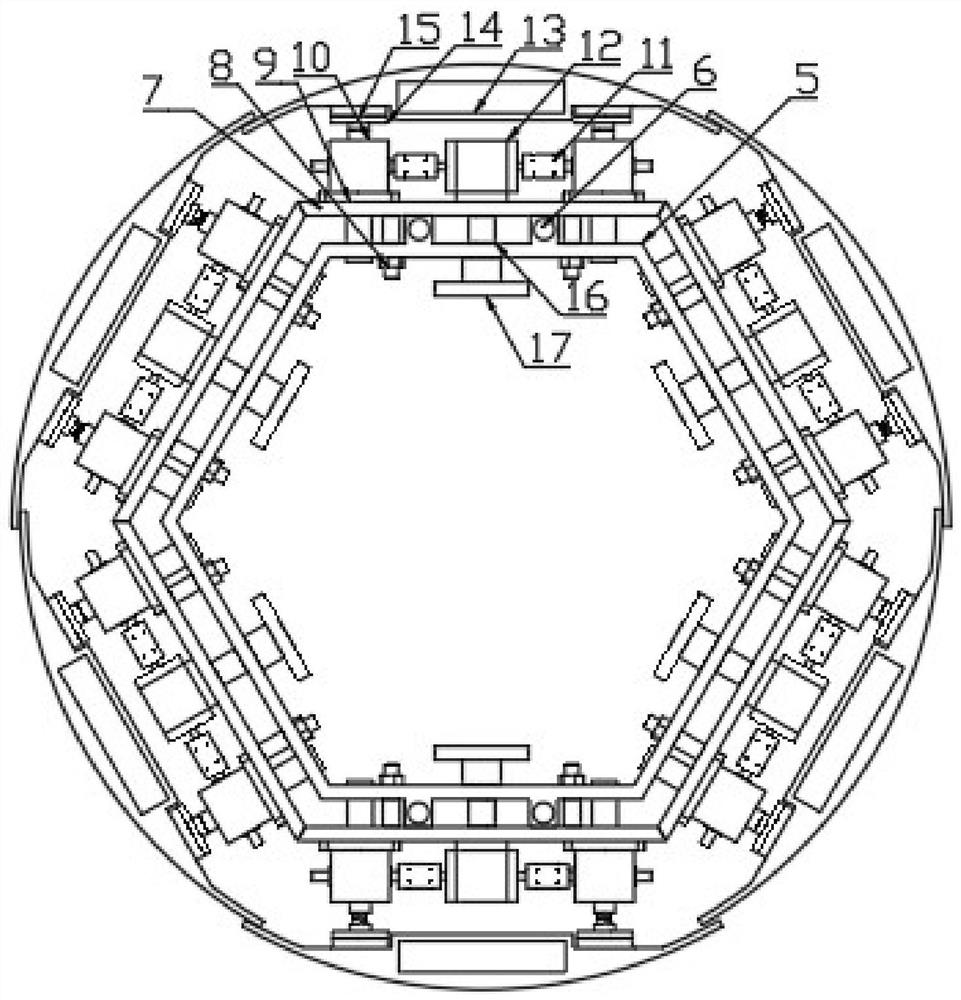 Supporting ring and supporting device for cylinder machining