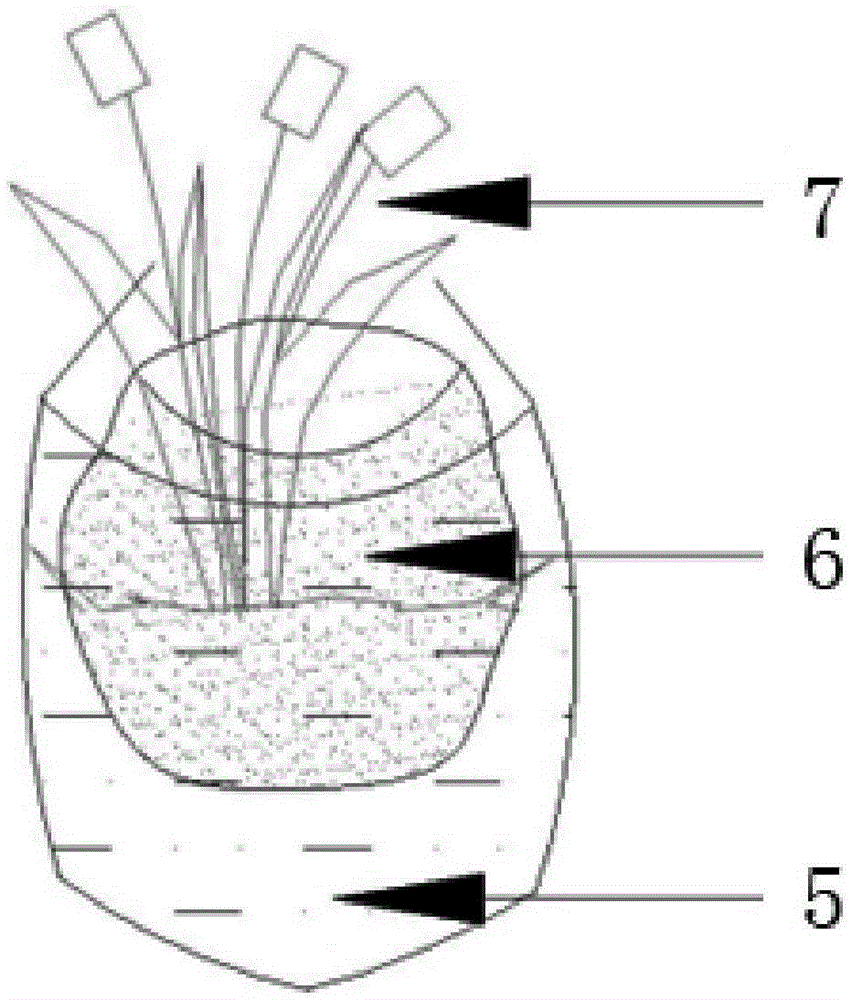 A modular vertical greening device and its manufacturing method