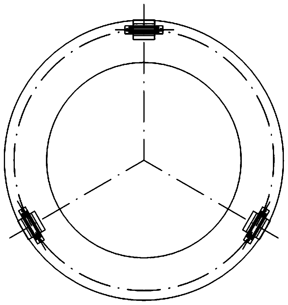 Annular metal rubber vibration isolator and vibration isolation system thereof