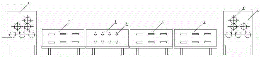 Industrialized polyimide fiber drafting method