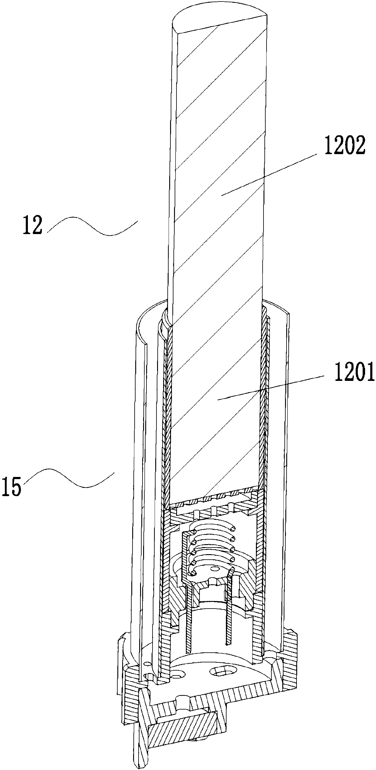 Electronic cigarette atomizing core, electronic cigarette and atomizing method thereof