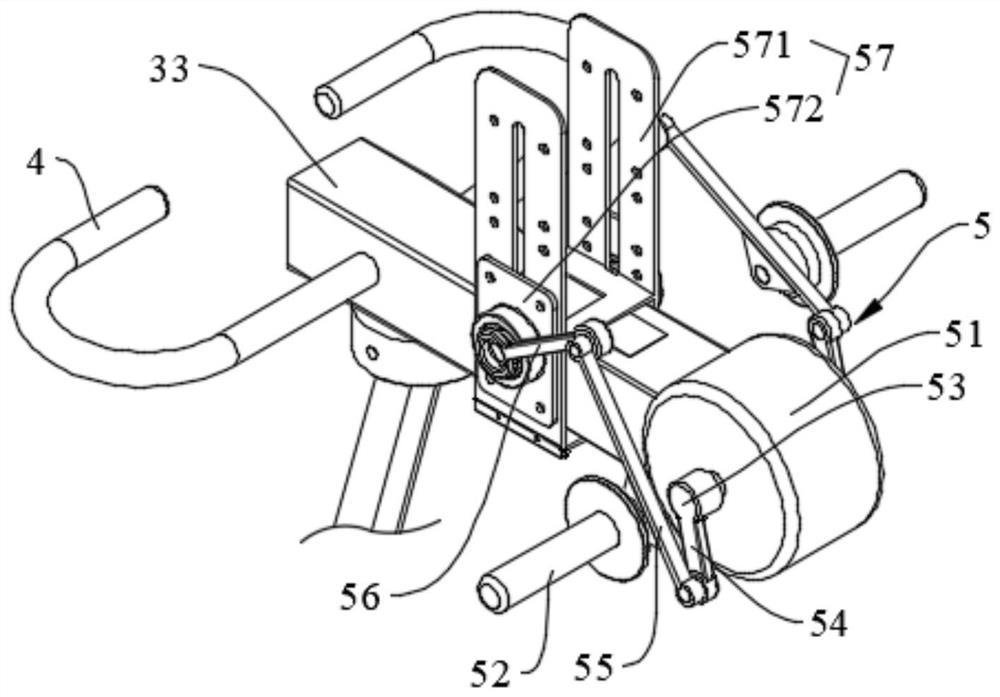 Training assembly and rehabilitation training device capable of meeting joint training requirements