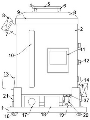 Oil tea storage device in low-temperature high-altitude area