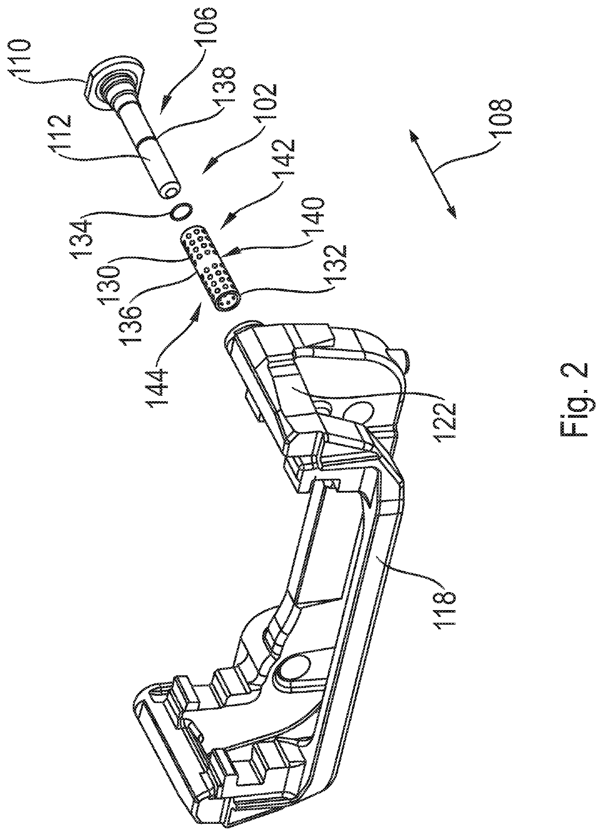 Sliding mechanism for guide pins of a disc brake assembly