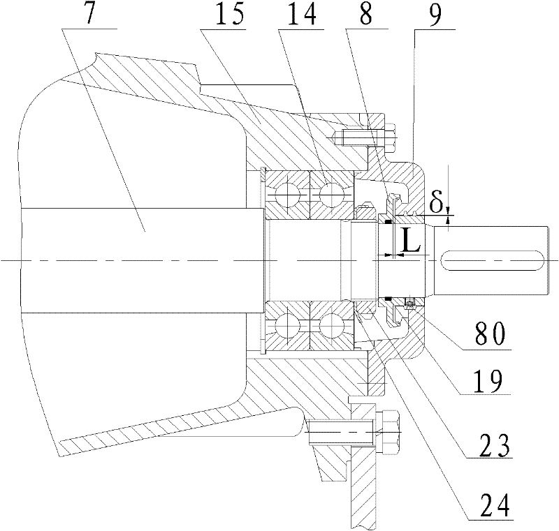 Boric acid delivery pump for nuclear power station