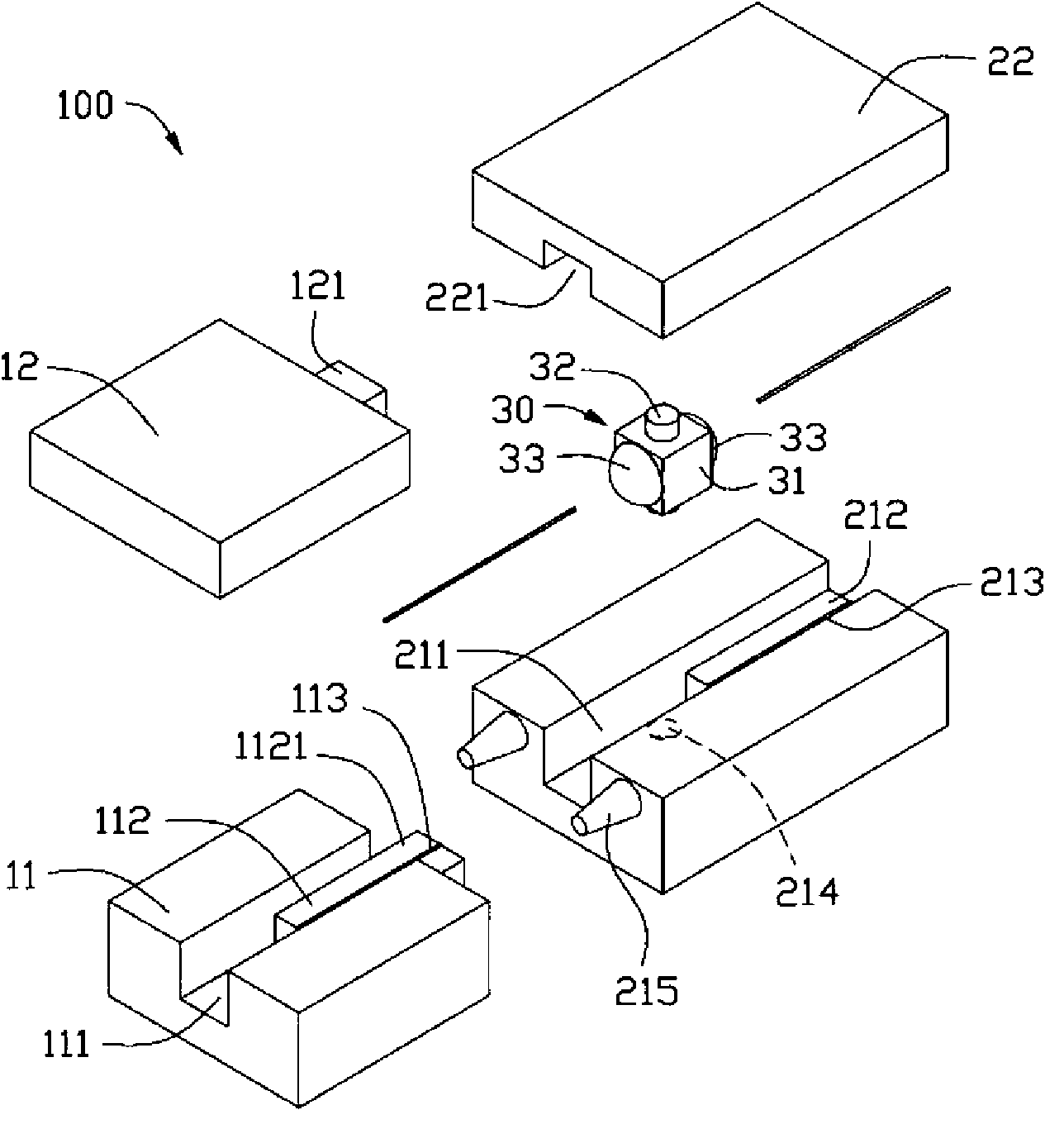 Optic fiber coupling connector and optic transmission device