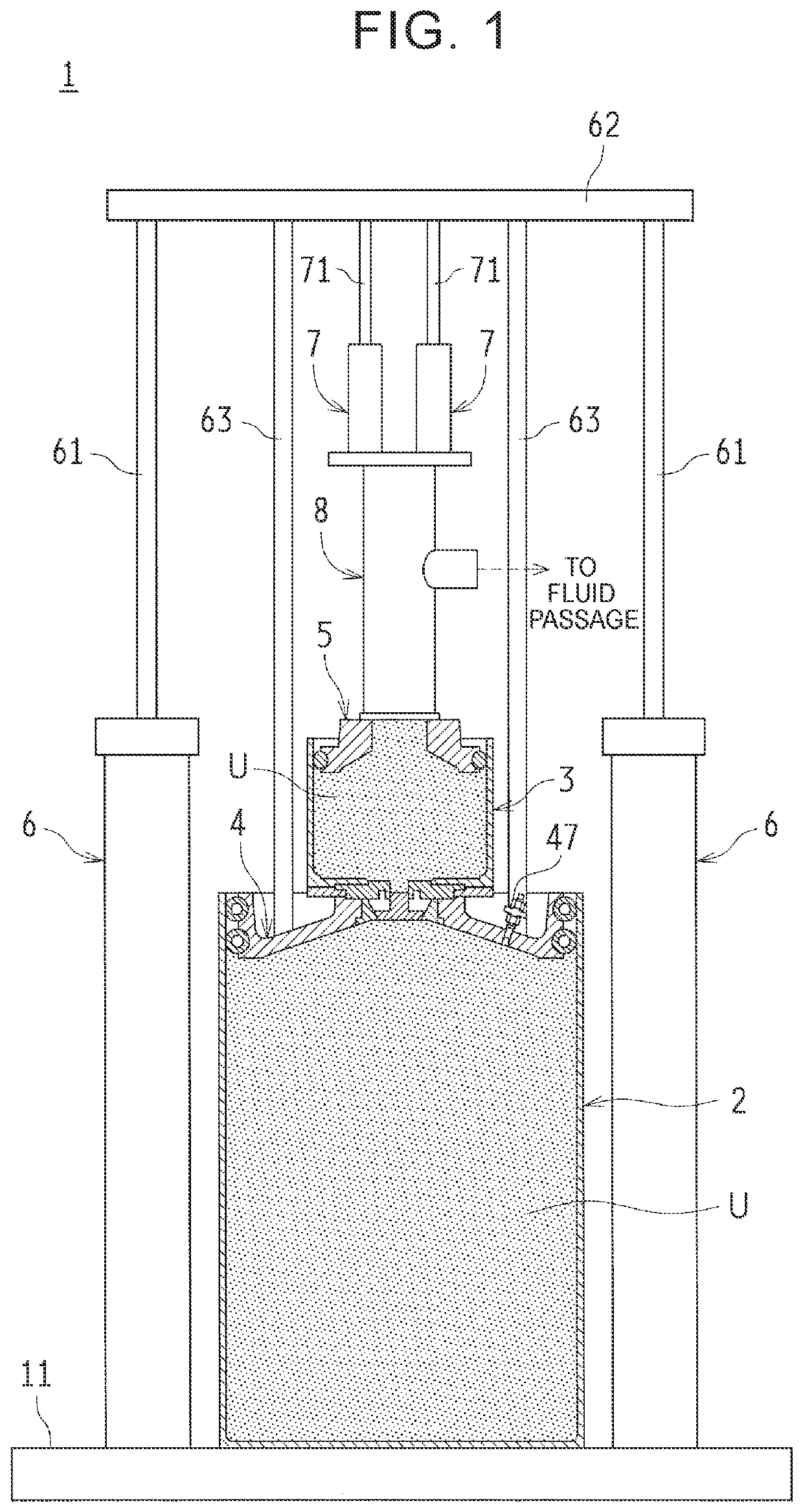 Fluid pressure-feed device