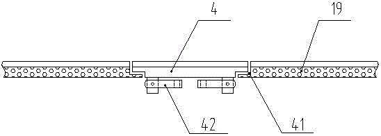 Nursing bed having bathing and urine and feces cleaning functions and used for bedridden patients